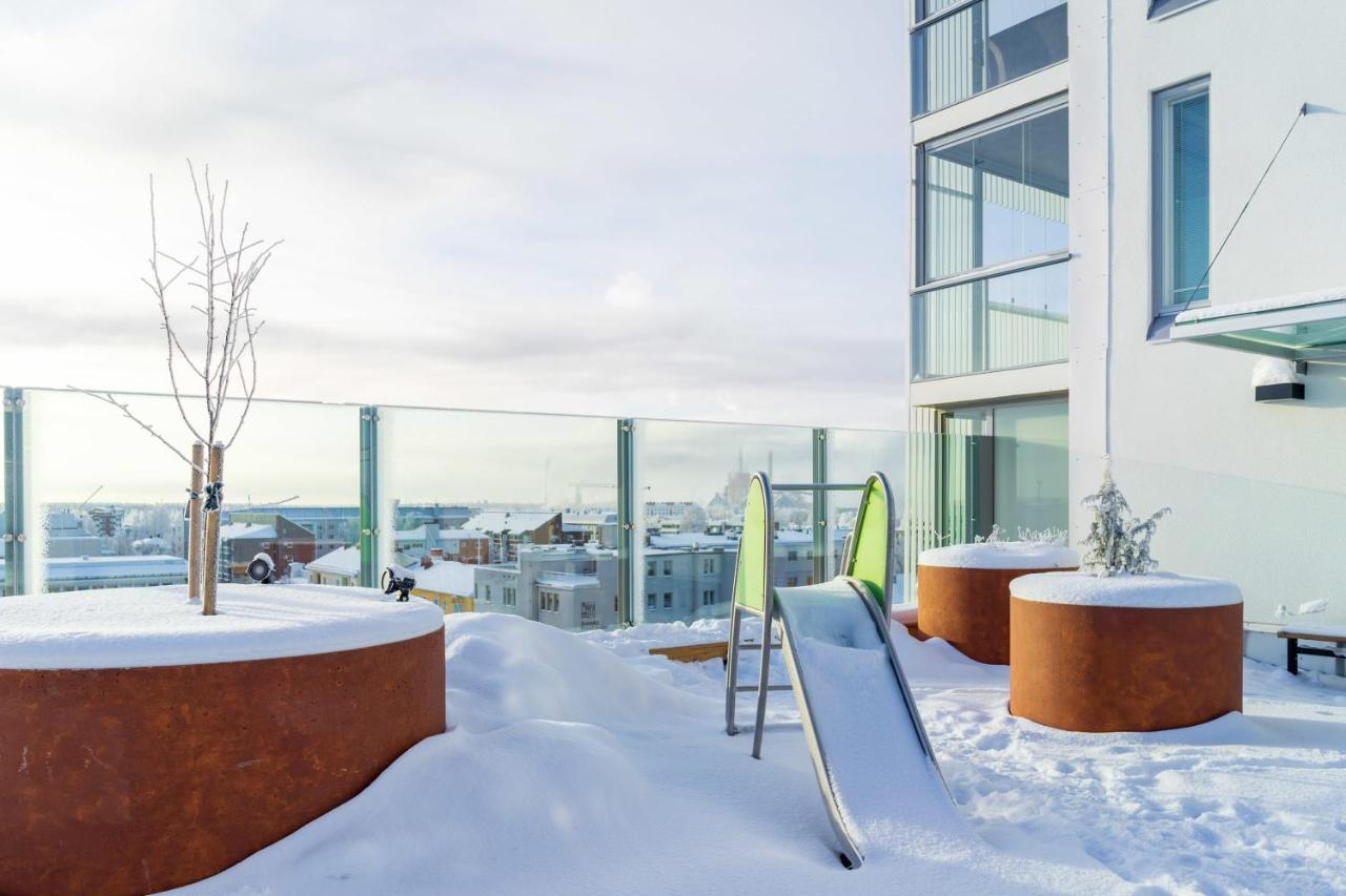 Juuri Valmistunut Yksio Rotuaarilla Apartment Oulu Ngoại thất bức ảnh